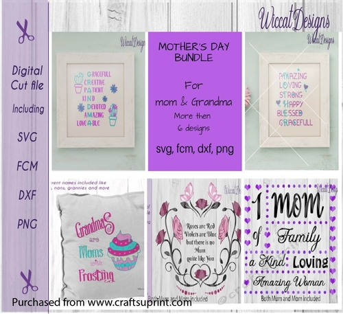 Mothers day bundle, including Grandma, cactus, mothersday, tshirt design, cut files