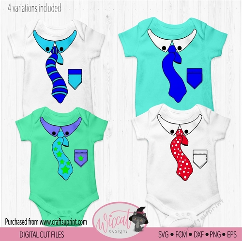 Baby tie, tie bundle, kid tie, neck tie, baby suit, digital cut file