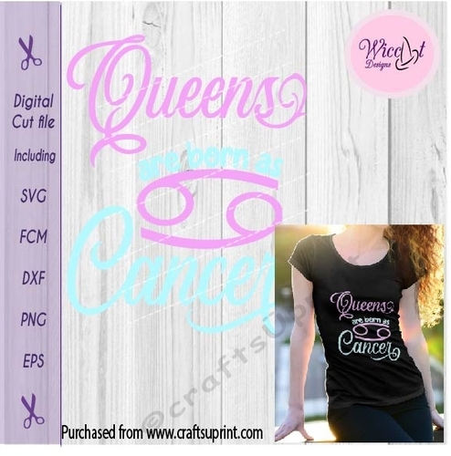 Cancer Zodiac quote, Queens are born in November svg, 