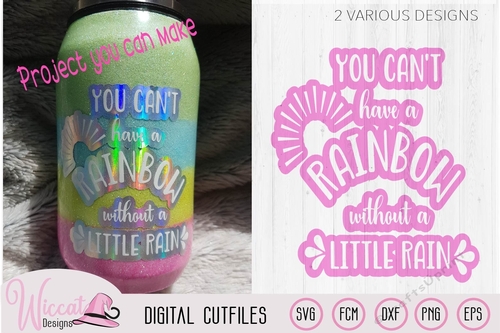 You cant have a rainbow quote svg, knock out quote