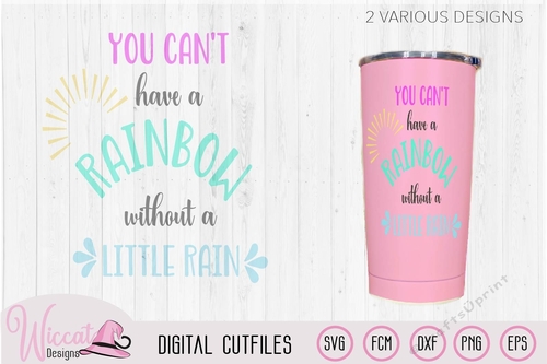 You cant have a rainbow quote svg, Word art