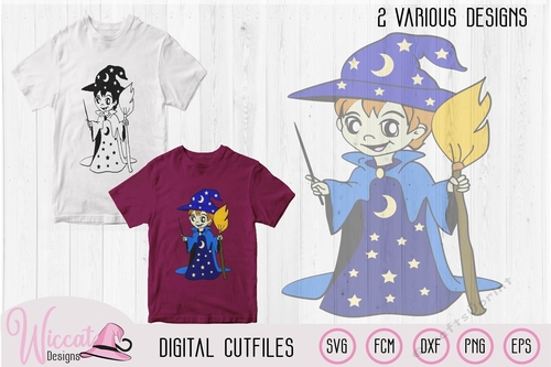Little Wizard svg, male witch, boys design, 