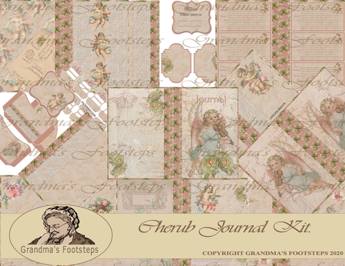 Cherub Journal Kit, with free backing papers