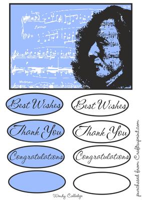 Classical Music Lover's Delight in Blue