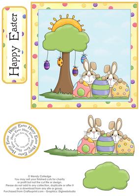 Peek-a-boo Easter Bunnies