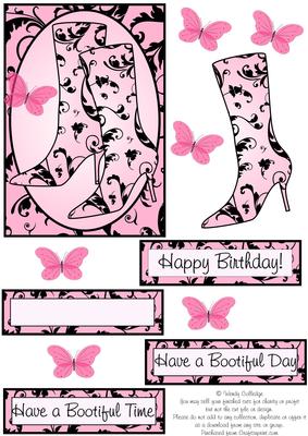 Bootiful Pink & Black Boots