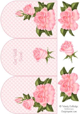 Get Well Soon Tri Fold Card
