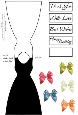 Little Black Dress Card