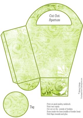 Elegant Green Gift Bag