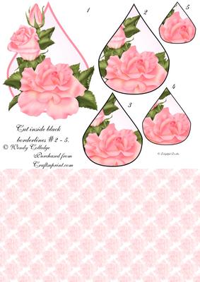 Teardrop Pyramid Rose Sheet