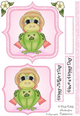 Have a Hoppy Day Frog Bracket
