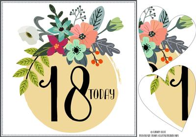 Floral 18th Birthday