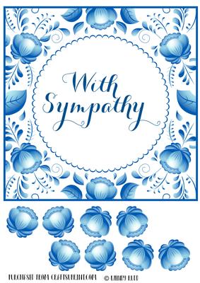 Square Floral Topper - Sympathy