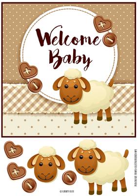 Unisex Baby Card Front
