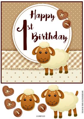 Baby's First Birthday Topper