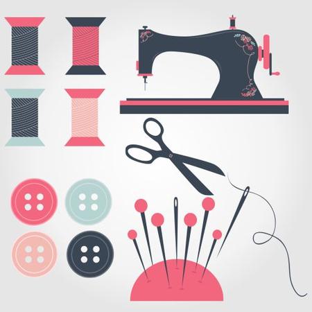 Sewing Clip Art Set