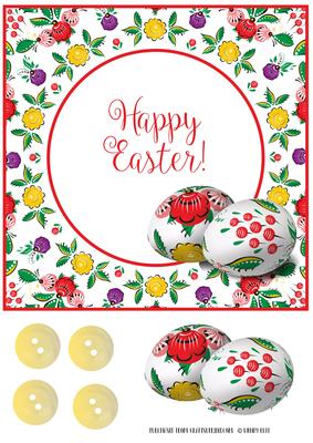 Floral Easter Card Topper