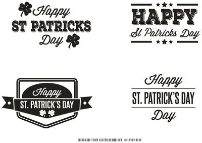 Lucky St. Patrick Word Art 2