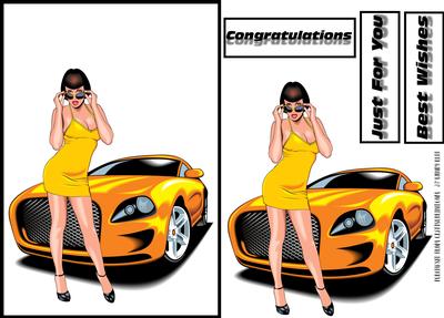 Sexy Car & Girl 2 Hot! Hot!