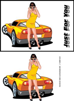 Sexy Car & Girl 3 Hot! Hot!