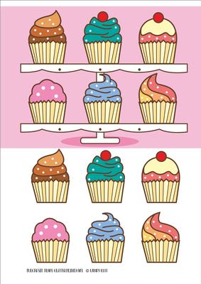 Cupcake Stand Ladies Birthday Celebrate