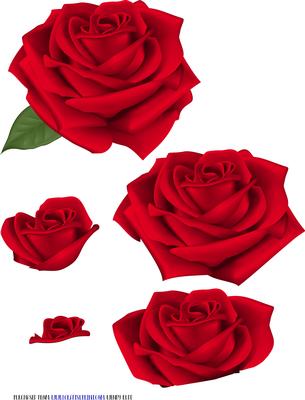 Red Rose Decoupage 1