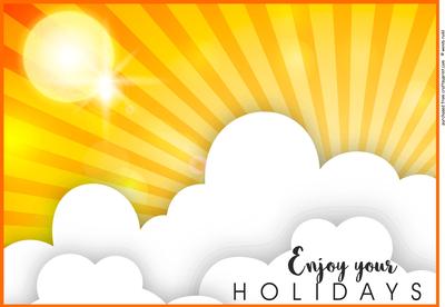 Holiday Card - Clouds / Summer