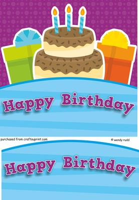 Birthday Cake & Presents Male / Female