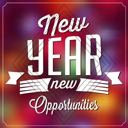 New Year Pyramid Decoupage Topper