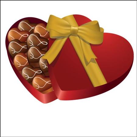 Love Heart Shaped Chocolate Box