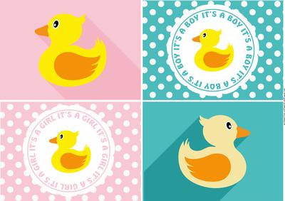 4 Baby / Toddler Card Fronts / Toppers