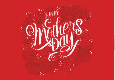 Floral Doodle Card Front Topper Mother's Day