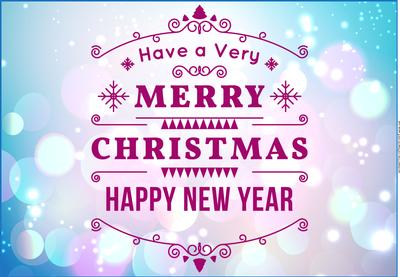 Sparkly Christmas A4 Card Front / Topper