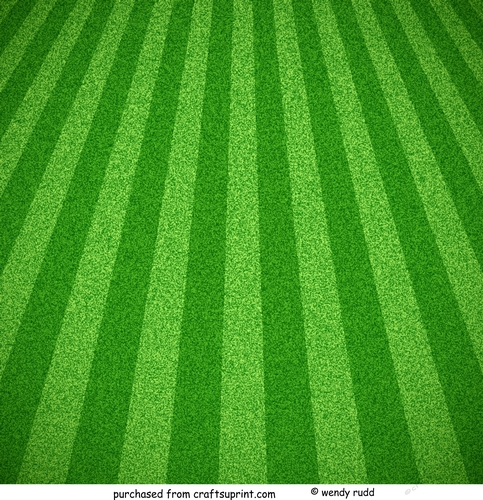 Sport field - Soccer - Football - blank card front / topper