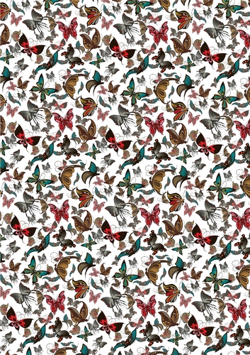 Butterfly Paper for cards / scrapbooking med