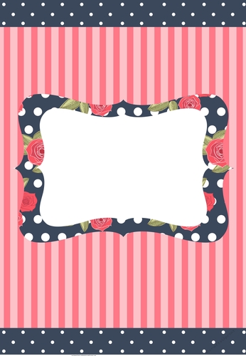 Shabby Rose Blank Topper / card front