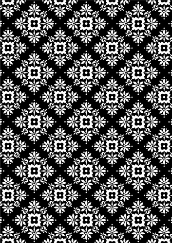 Floral damask backing paper cards / scrapbook 