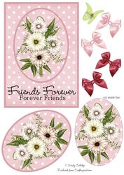 Forever Friends Floral Card Front