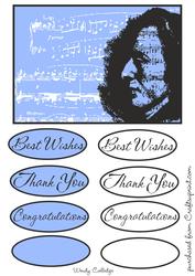 Classical Music Lover's Delight in Blue