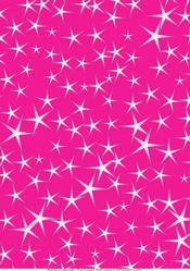 Bright Pink Star Background Paper