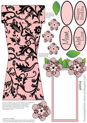 Pink Flowerpot Card 2