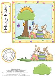 Peek-a-boo Easter Bunnies