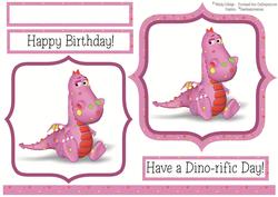Dino-rific Birthday Card Topper