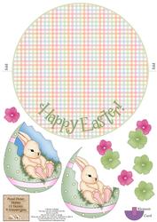 Easter Bunny Wobble Card #1