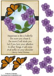 Inspirational Butterfly Topper
