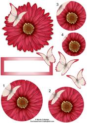 Floral Butterfly Topper