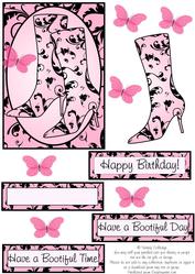 Bootiful Pink & Black Boots