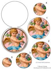 Pyramid Cherub Wobble Card