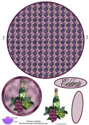 Wine Celebration Wobble Card