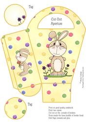 Easy Easter Bunny Gift Bag / Box